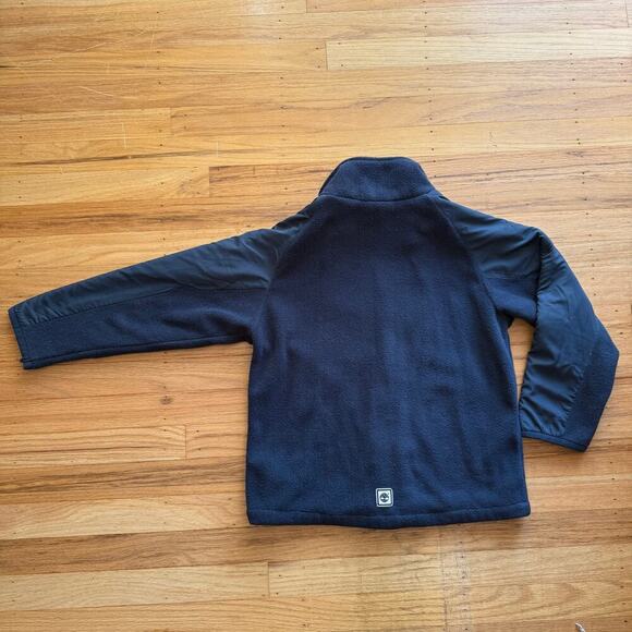Timberland Boys Navy Blue Full Zip Mockneck Fleece Jacket Size 6 School Outdoor - Picture 12 of 12